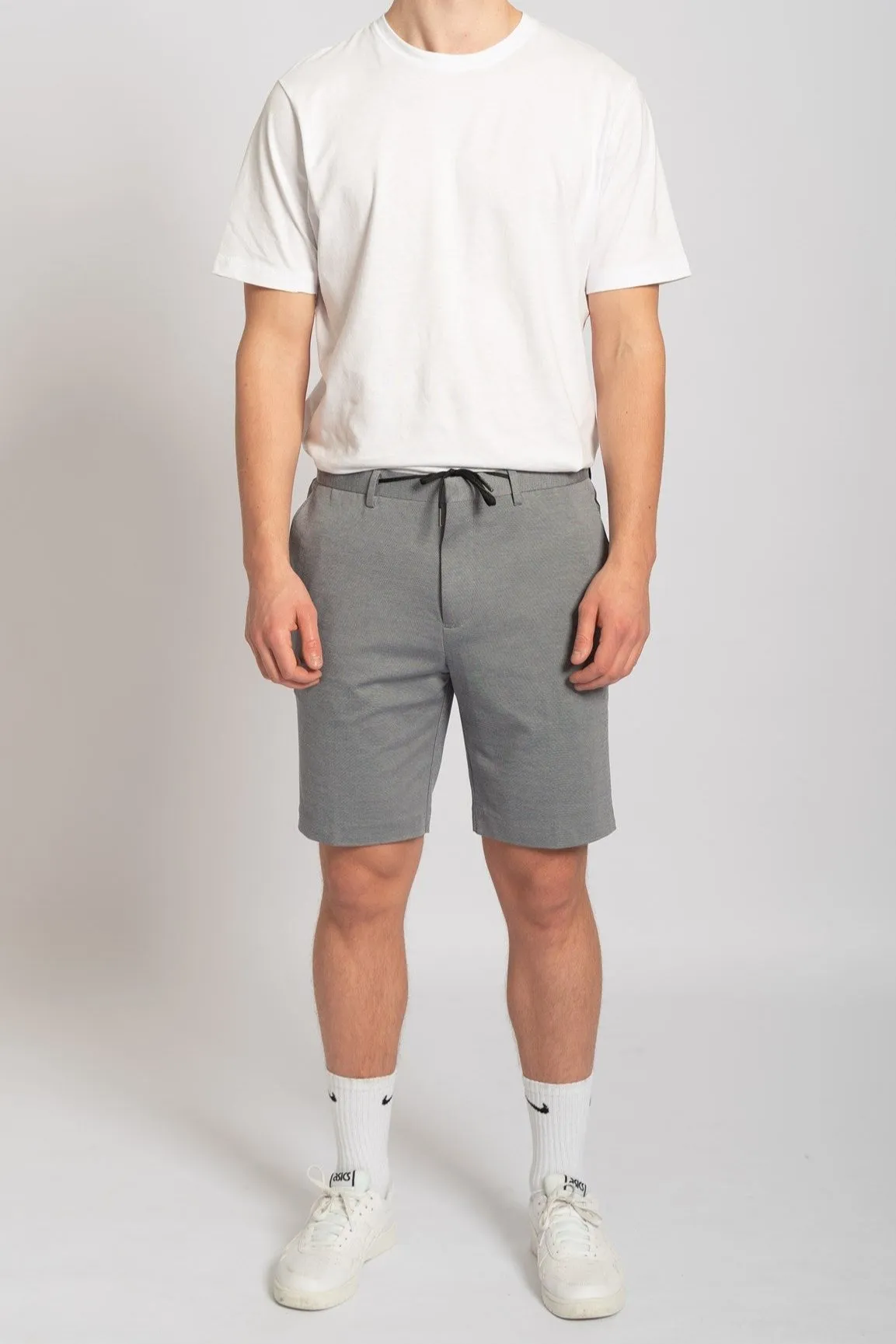 Tapered-Air Shorts - Light blue