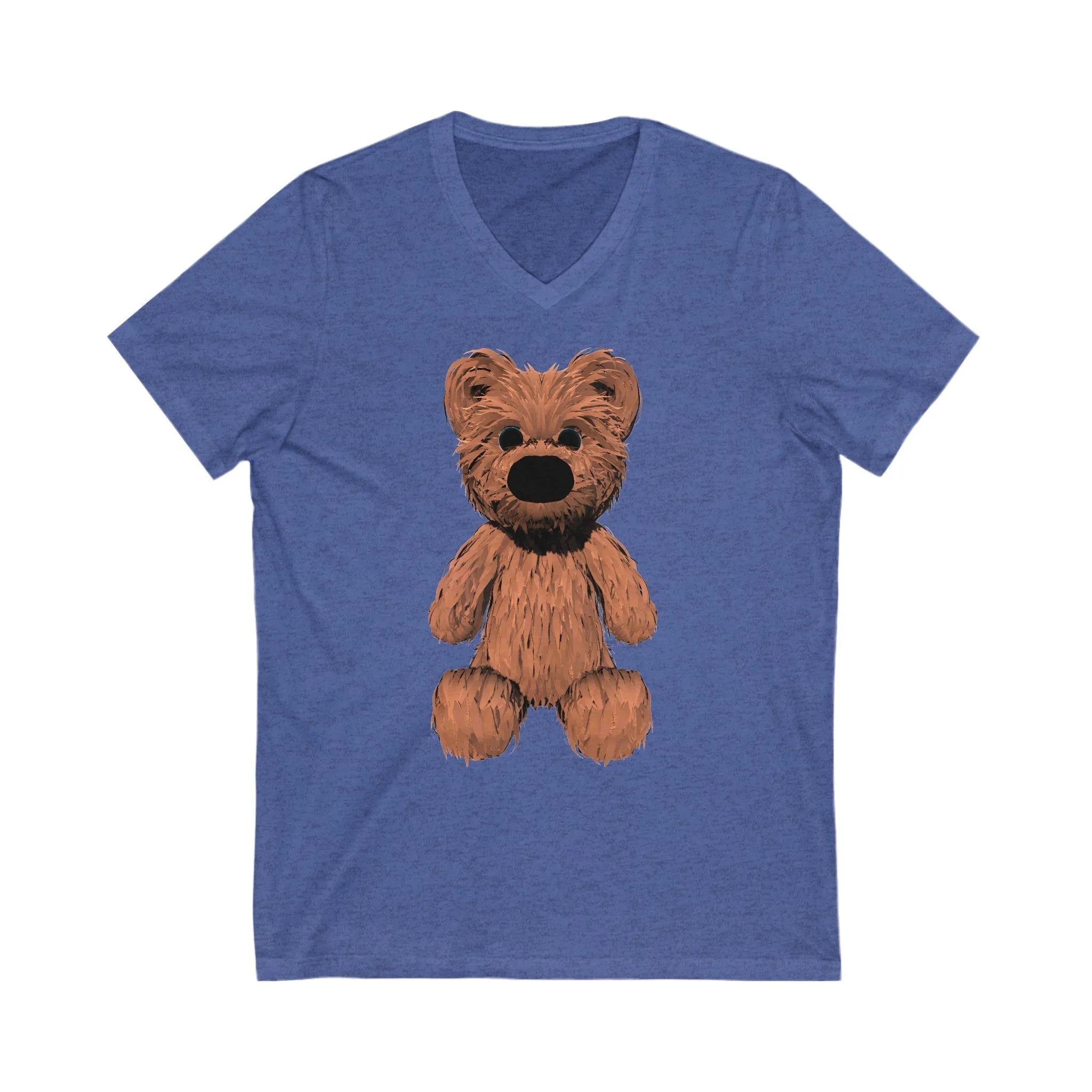 Teddy Bear Short Sleeve V-Neck Tee