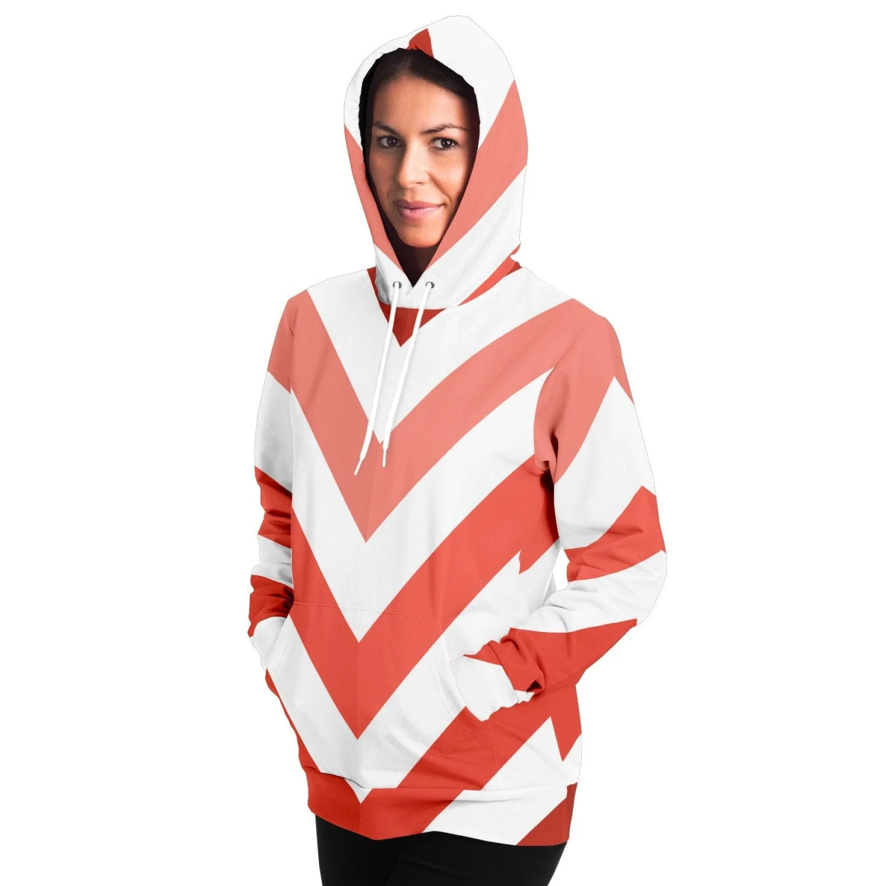 Uniquely You Womens Hoodie - Pullover Sweatshirt - Graphic/Red