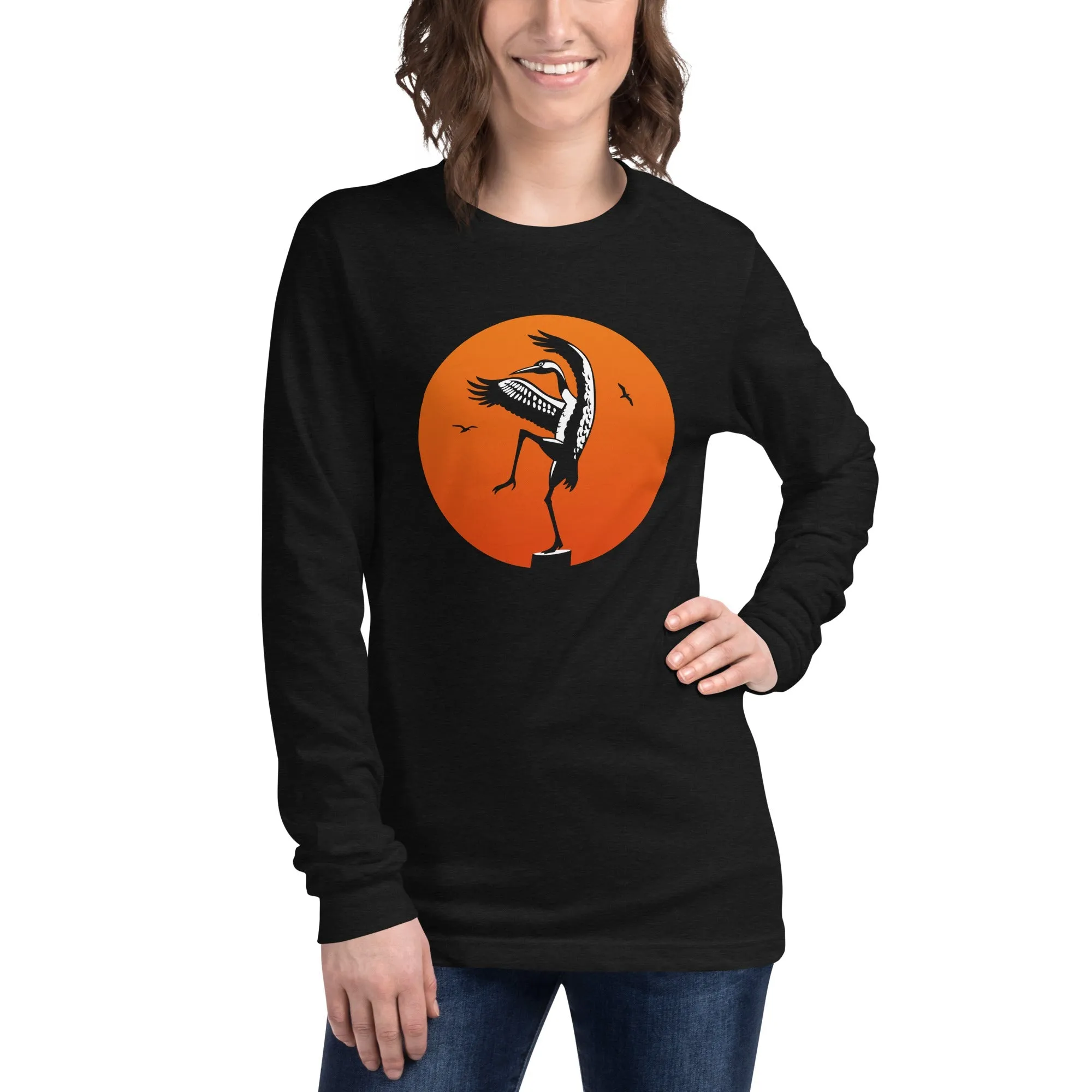 Unisex Crane Kick Long Sleeve T-Shirt