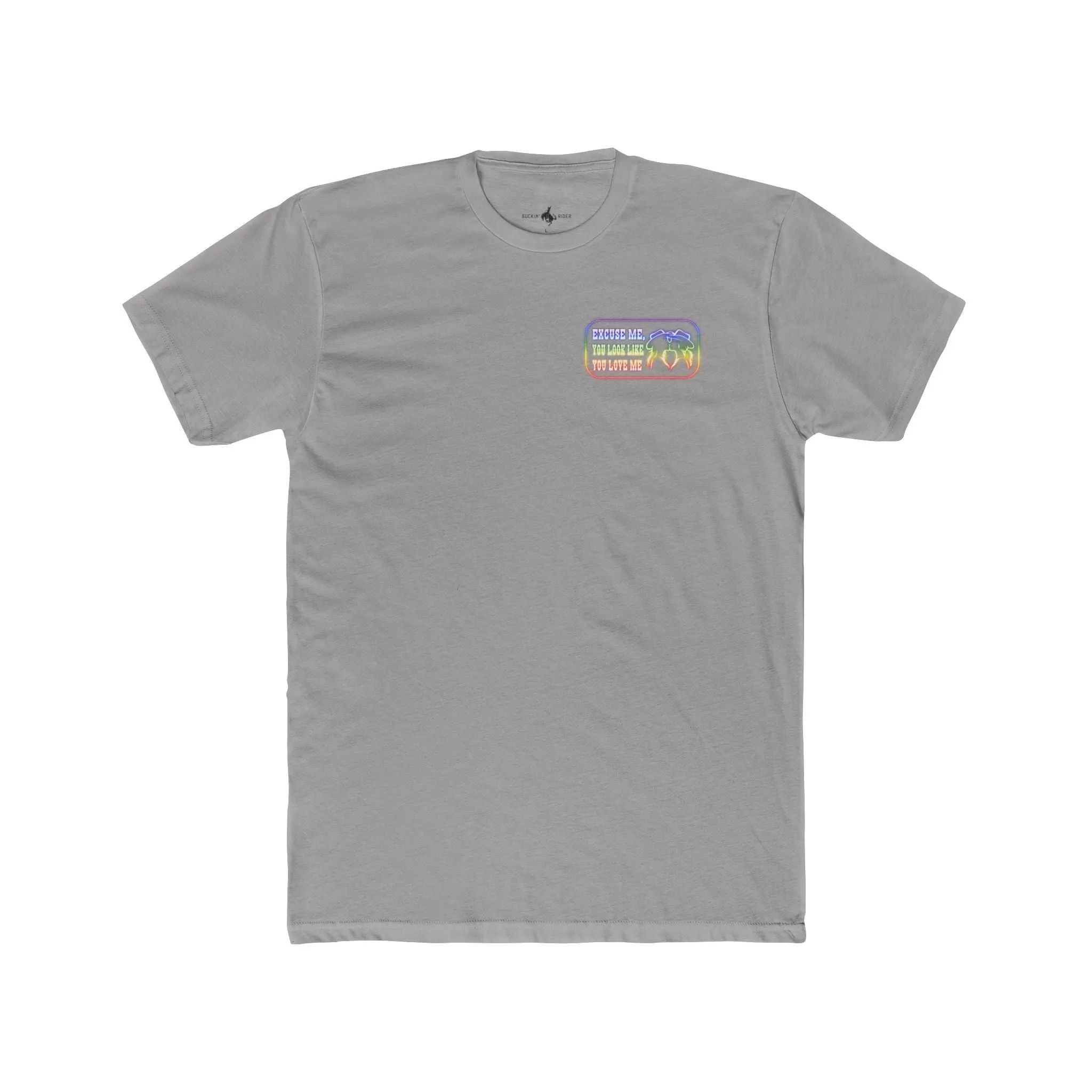 'You Look Like You Love Me' LGBTQ Premium Chest Patch Tee