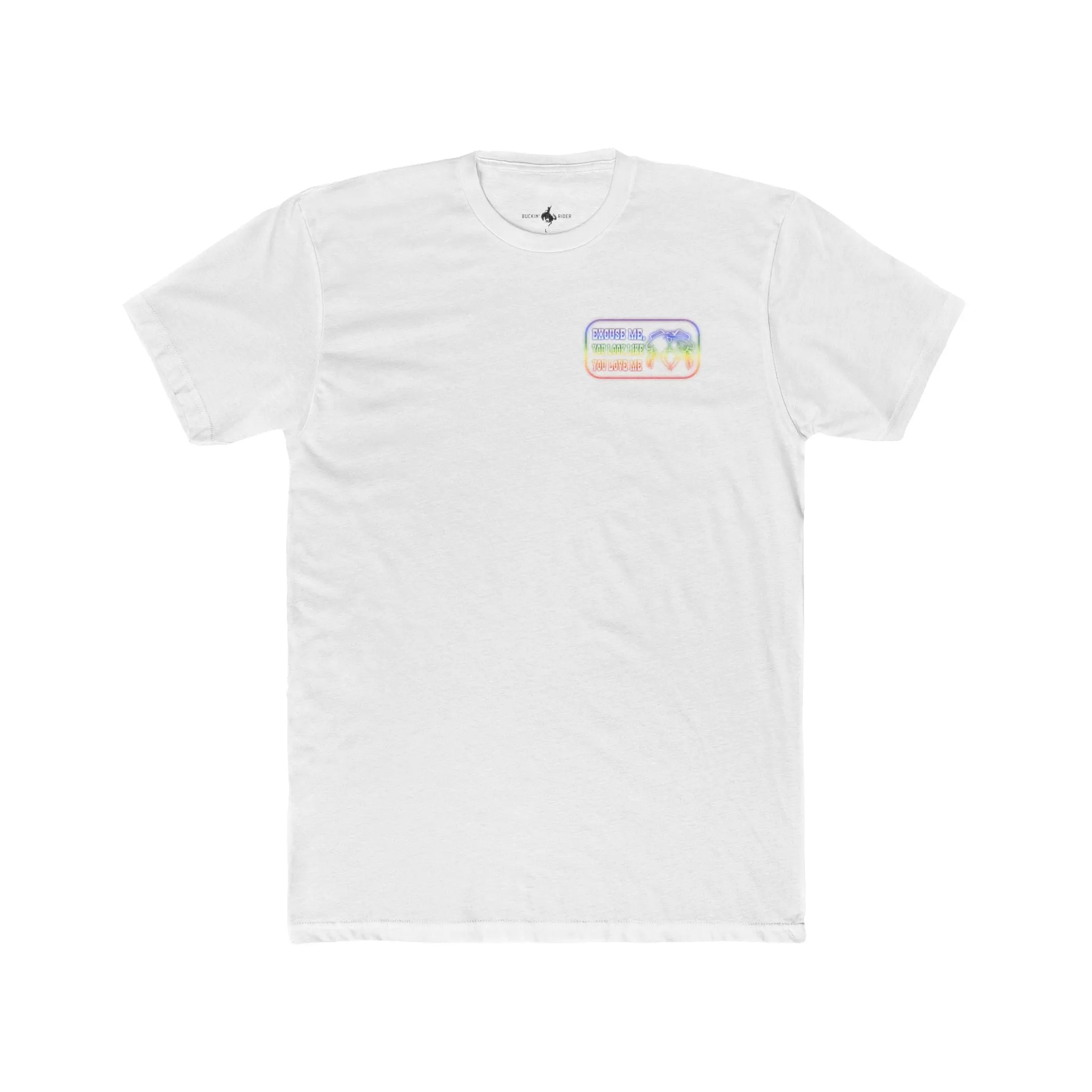 'You Look Like You Love Me' LGBTQ Premium Chest Patch Tee