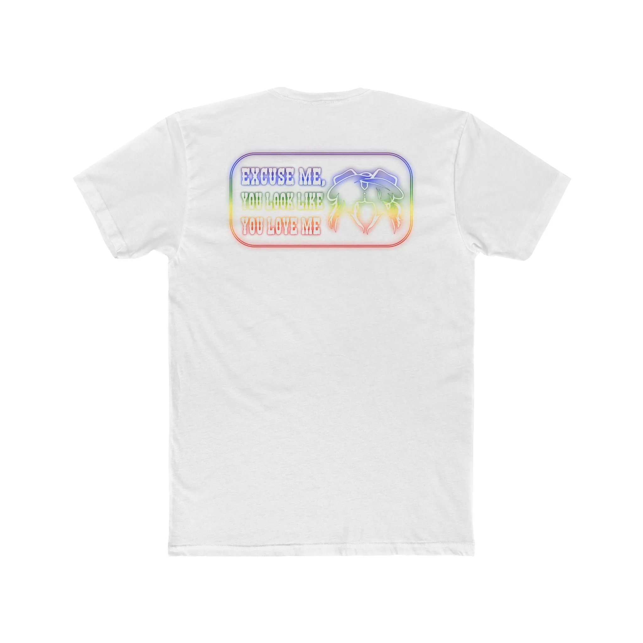 'You Look Like You Love Me' LGBTQ Premium Chest Patch Tee